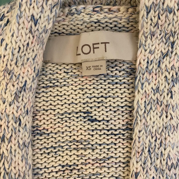 Loft multicolor soft cardigan XS - Picture 3 of 3